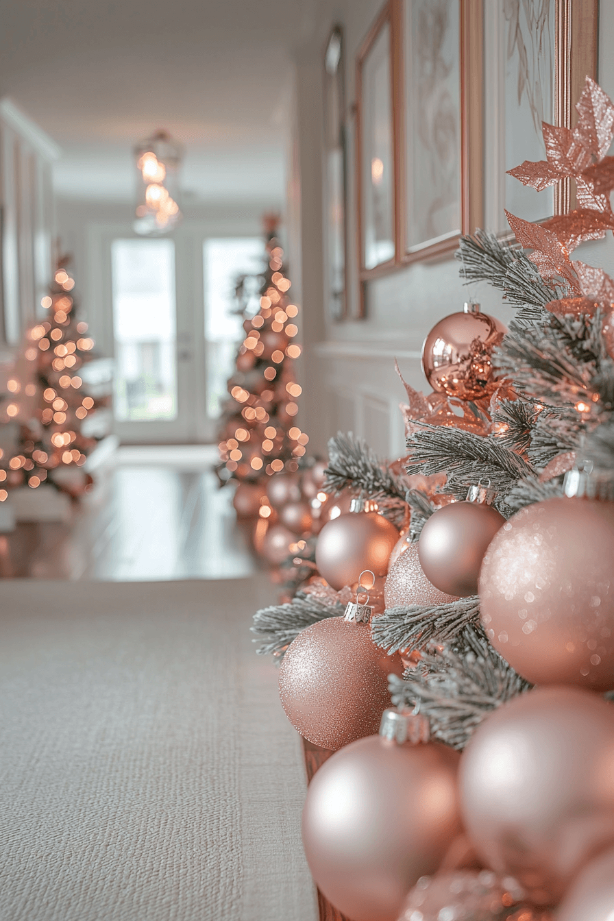 29 Rose Gold Christmas Decor Ideas For A Dreamy Sparkle Filled Celebration 10 rose gold christmas decor ideas