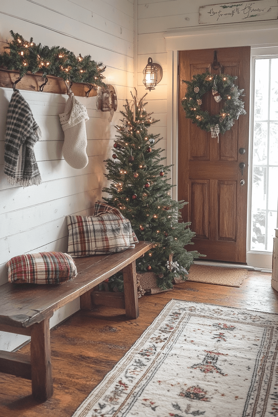29 Farmhouse Christmas Decor Ideas for the Coziest Holiday Ever 11 farmhouse christmas decor ideas