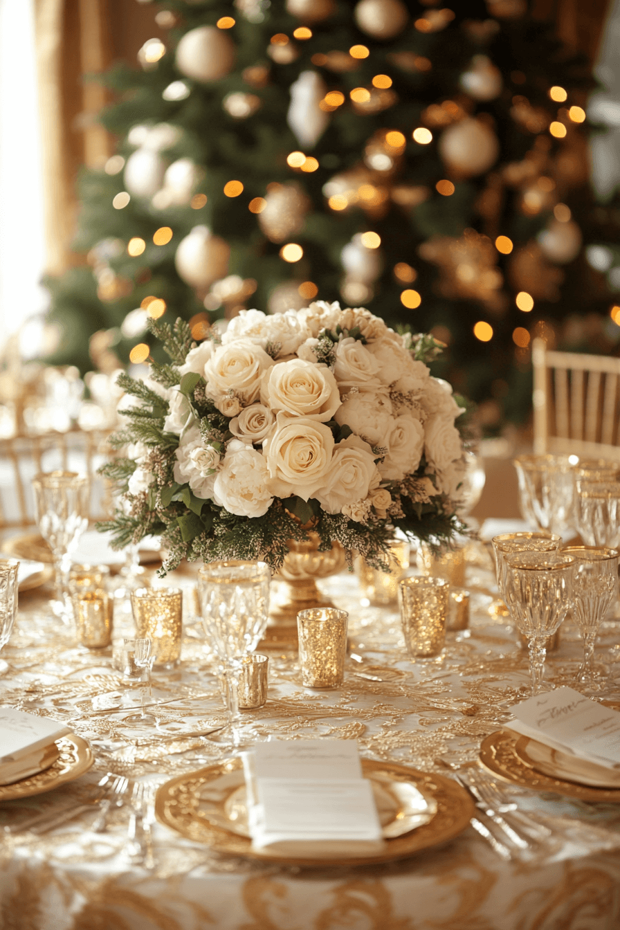 29 Christmas Wedding Ideas For A Stunning Merry Wedding Atmosphere 11 christmas wedding ideas