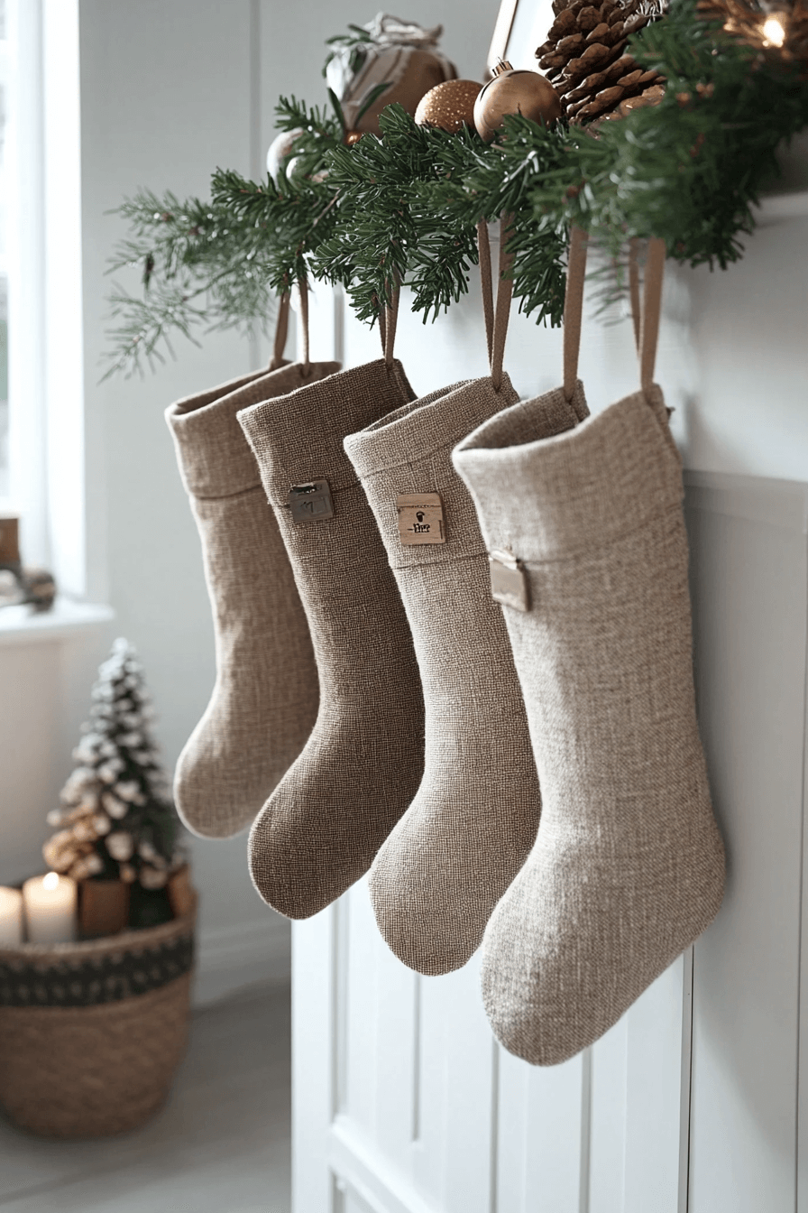 29 Stocking Decorating Ideas That Make Your Mantel Shine Bright 11 stocking decorating ideas