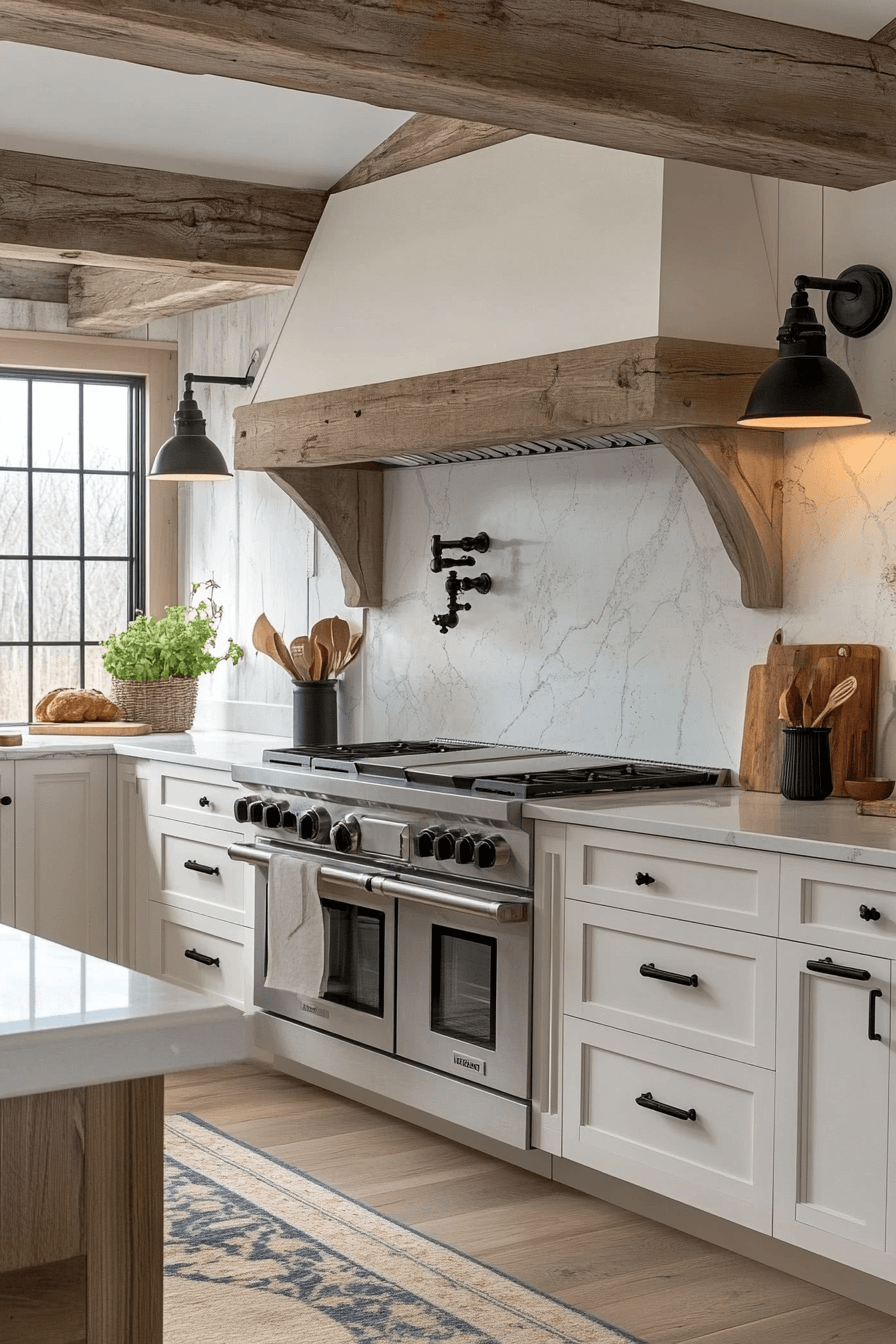 29 Farmhouse Backsplash Ideas That Radiate Classic Country Style 11 farmhouse backsplash