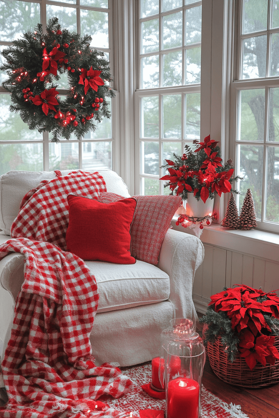 29 Red and White Christmas Decor Ideas For a Cozy Candy Cane Inspired Style 12 red and white christmas decor