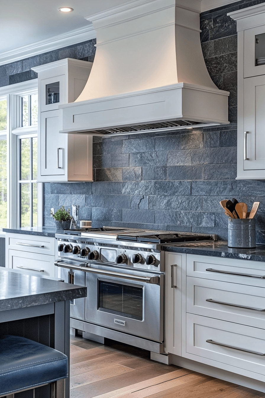 29 Stone Backsplash Kitchen Designs To Bring Texture And Tranquility Together 13 stone backsplash kitchen