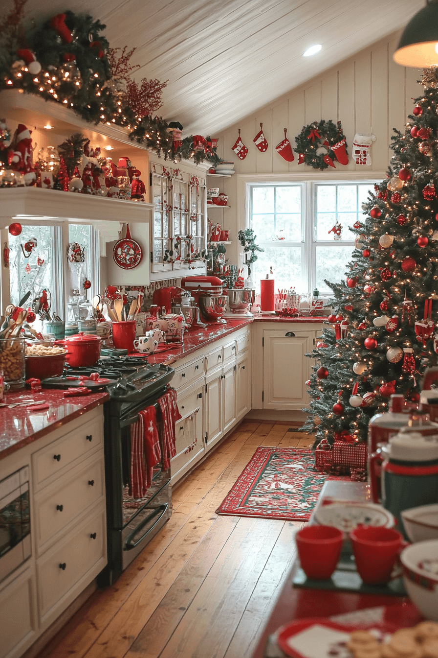29 Christmas Kitchen Decor Ideas For A Bright Joy Filled Holiday Look 13 christmas kitchen decor