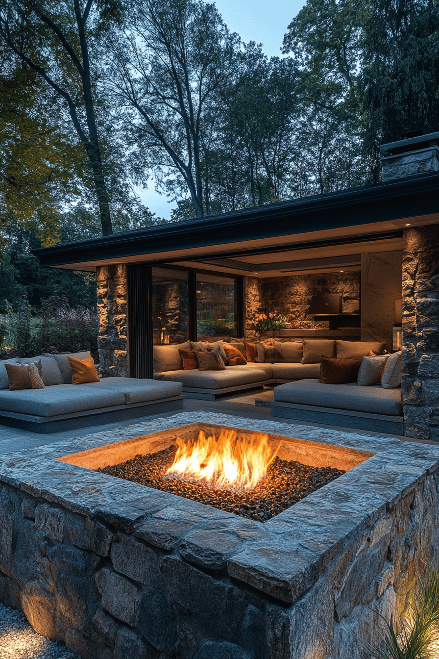 29 Backyard Fire Pit Ideas Lounge Areas That Make Evenings Feel Magical 13 backyard fire pit ideas lounge areas
