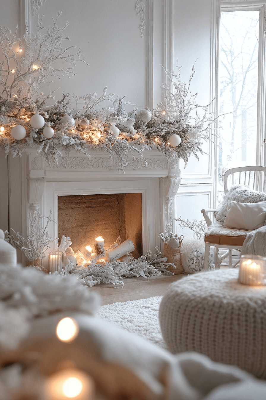 29 Christmas Mantel Decor Ideas For A Stunning Festive Fireplace Style 13 christmas mantel decor