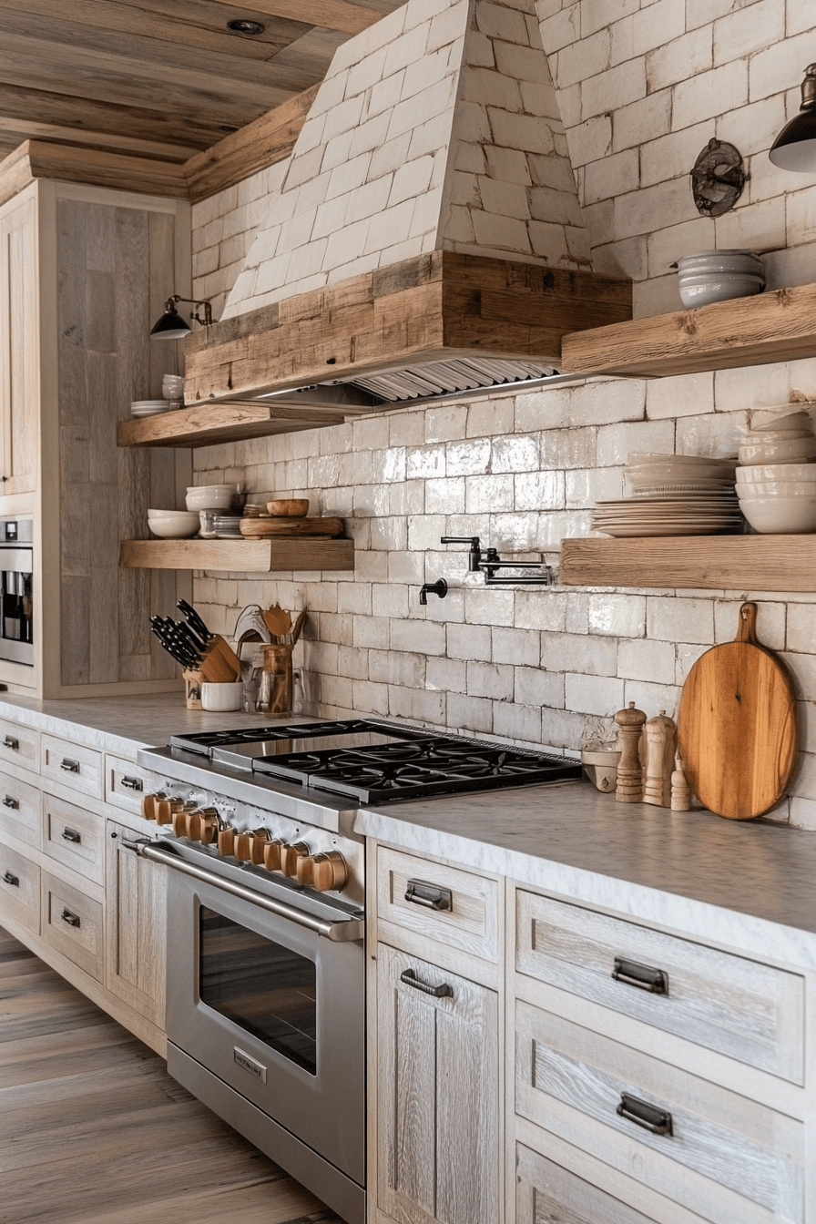 29 Rustic Kitchen Backsplash Ideas For A Charming Uplifting Transformation 13 rustic kitchen backsplash