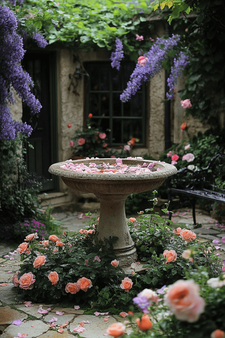 29 Vintage Garden Decor Inspirations To Create A Peaceful Backyard Escape 14 vintage garden decor
