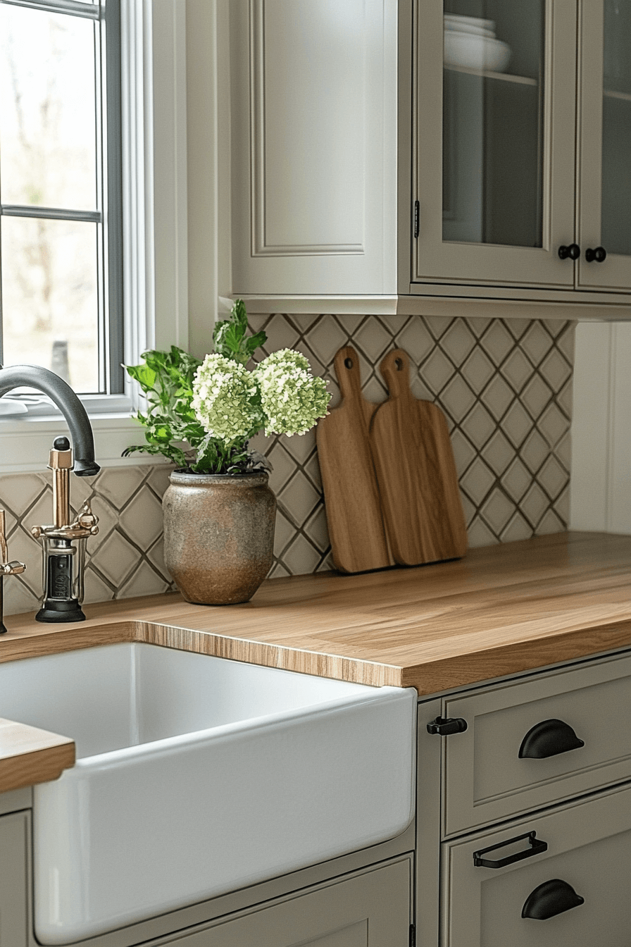 29 Farmhouse Kitchen Backsplash Ideas For A Light Airy Farmhouse Upgrade 14 farmhouse kitchen backsplash ideas