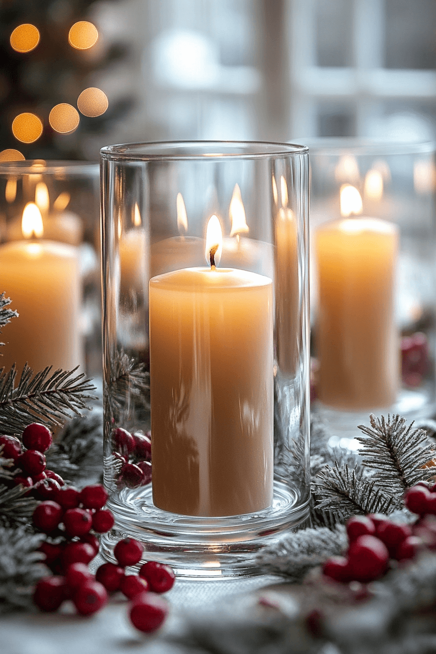 29 Christmas Candle Decor Ideas For A Dreamy Magical Christmas Atmosphere 14 christmas candle decor ideas