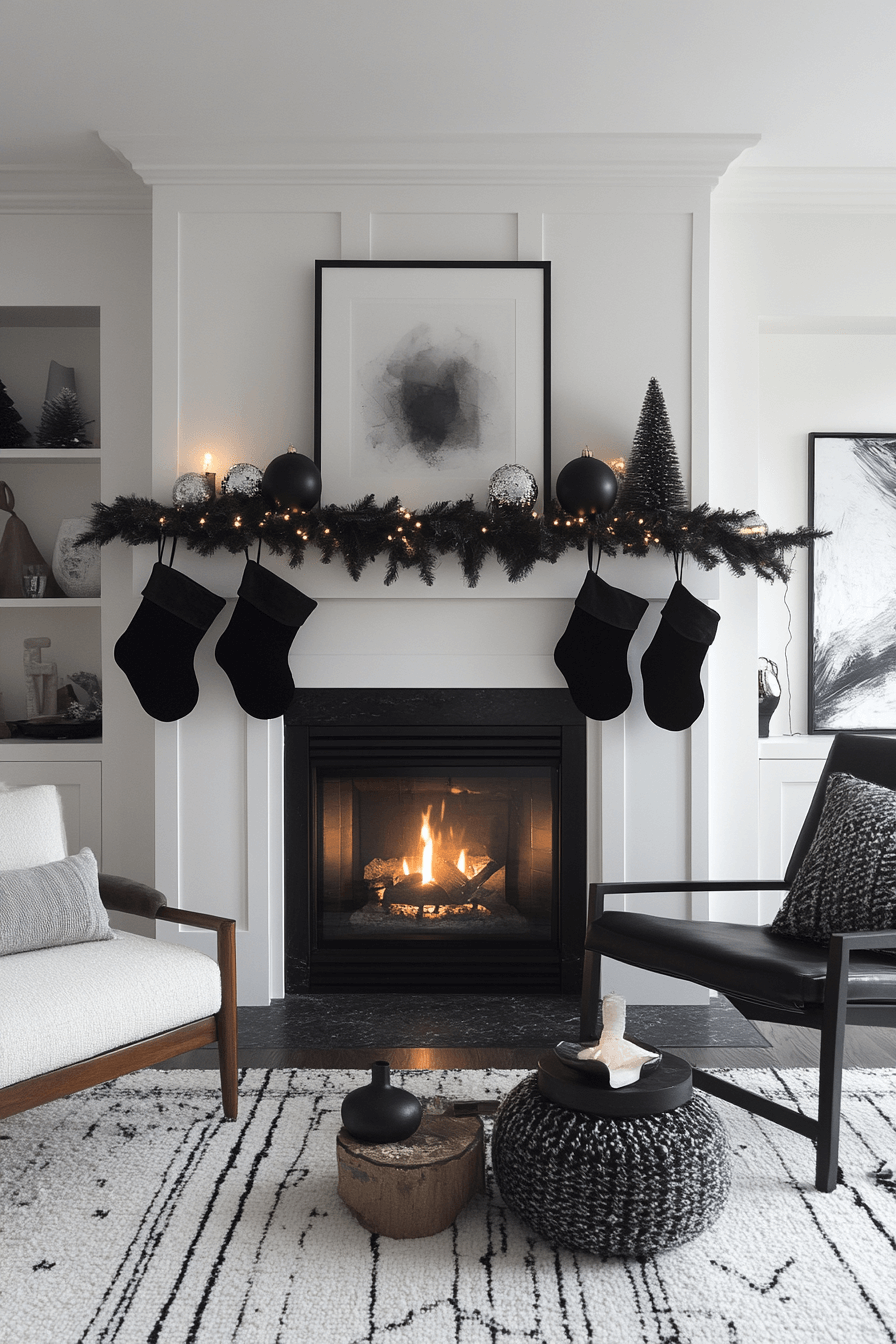 29 Christmas Fireplace Decor Ideas For A Warm Merry Hearth Display 14 christmas fireplace decor