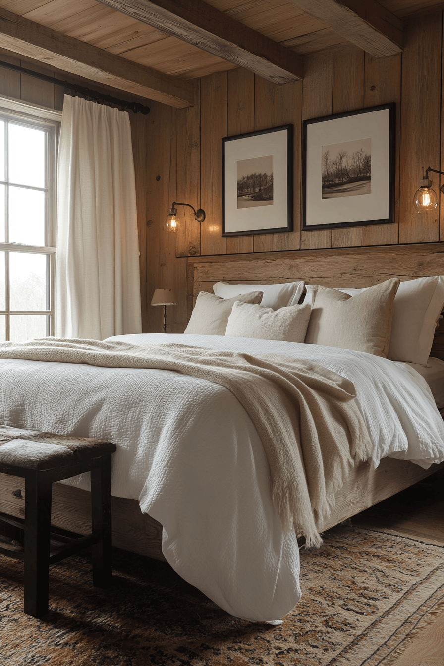 29 Vintage Farmhouse Bedroom Designs To Inspire Charming Cozy Interiors 15 vintage farmhouse bedroom