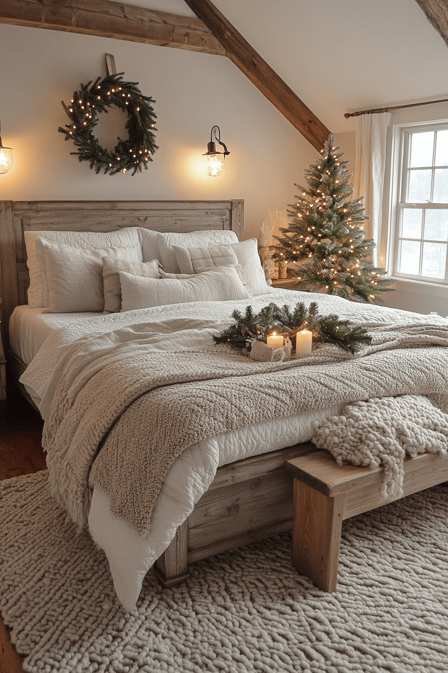 29 Farmhouse Christmas Decor Ideas for the Coziest Holiday Ever 15 farmhouse christmas decor ideas