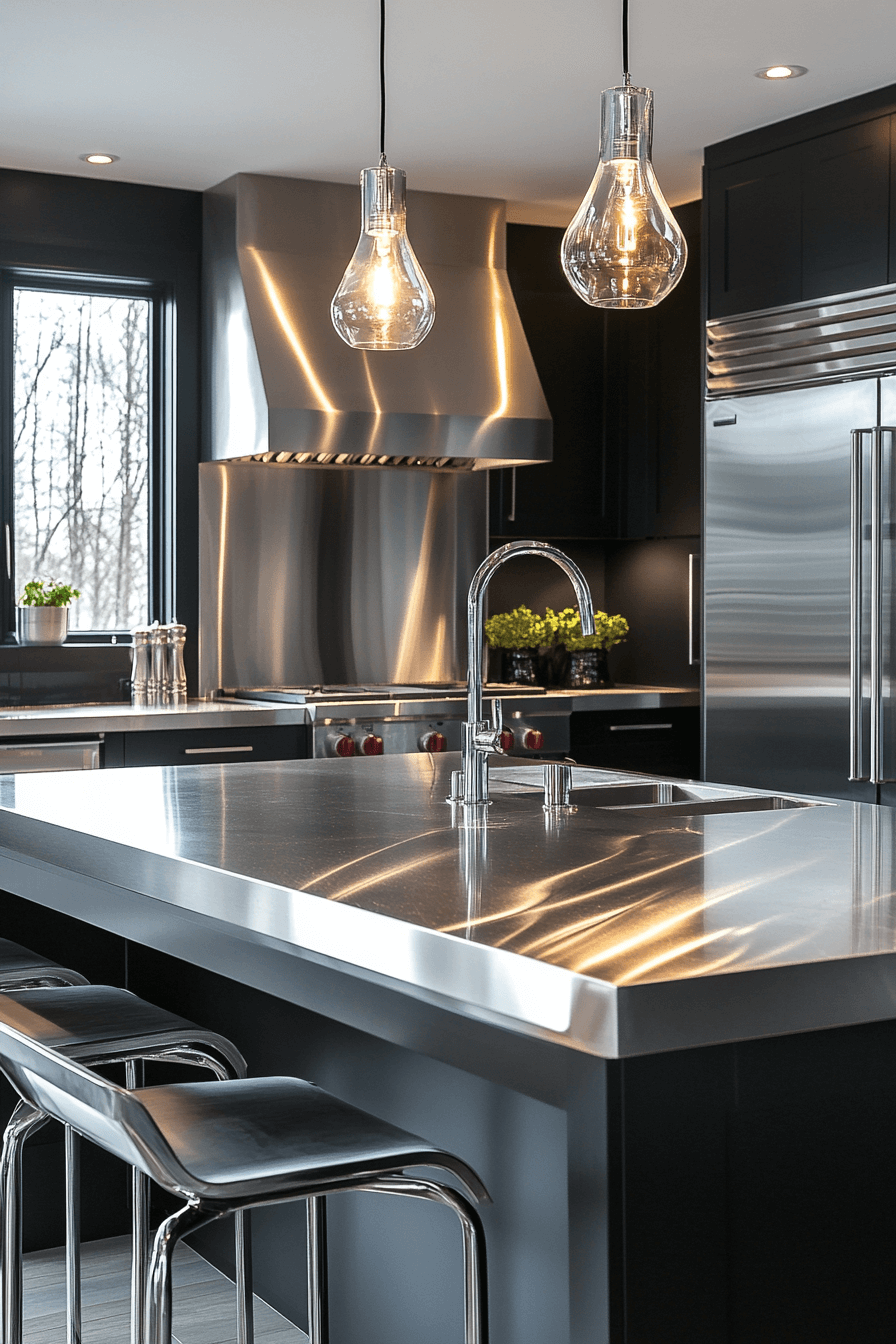 29 Stainless Steel Kitchen Countertops That Bring Professional Charm Home 15 stainless steel kitchen countertops