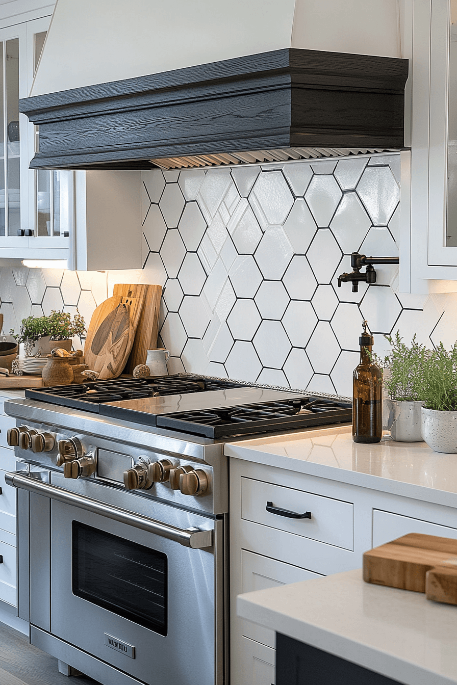 29 White Backsplash Kitchen Ideas That Spark Happy Modern Energy 15 white backsplash kitchen