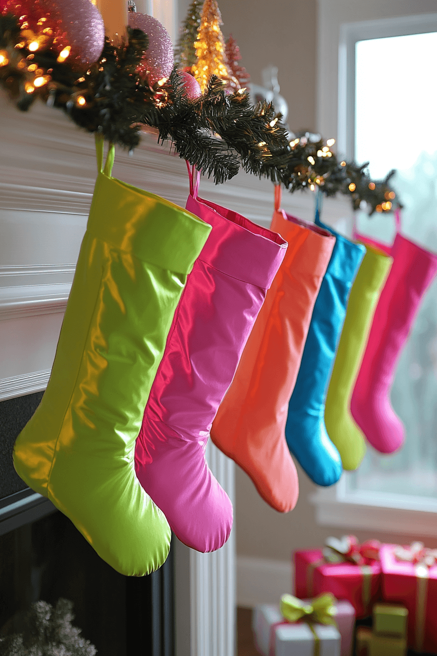 29 Stocking Decorating Ideas That Make Your Mantel Shine Bright 15 stocking decorating ideas
