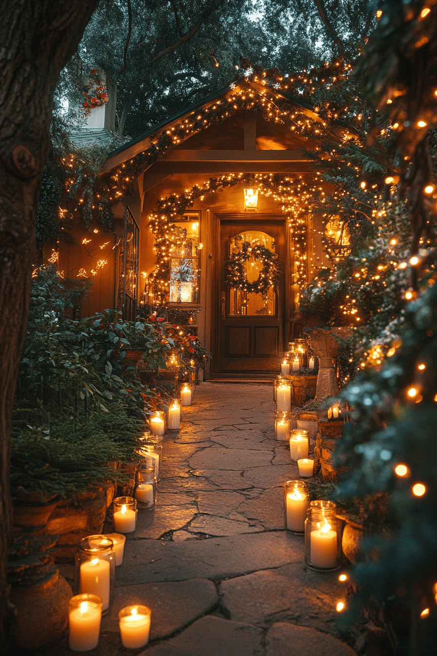 29 Christmas Candle Decor Ideas For A Dreamy Magical Christmas Atmosphere 15 christmas candle decor ideas