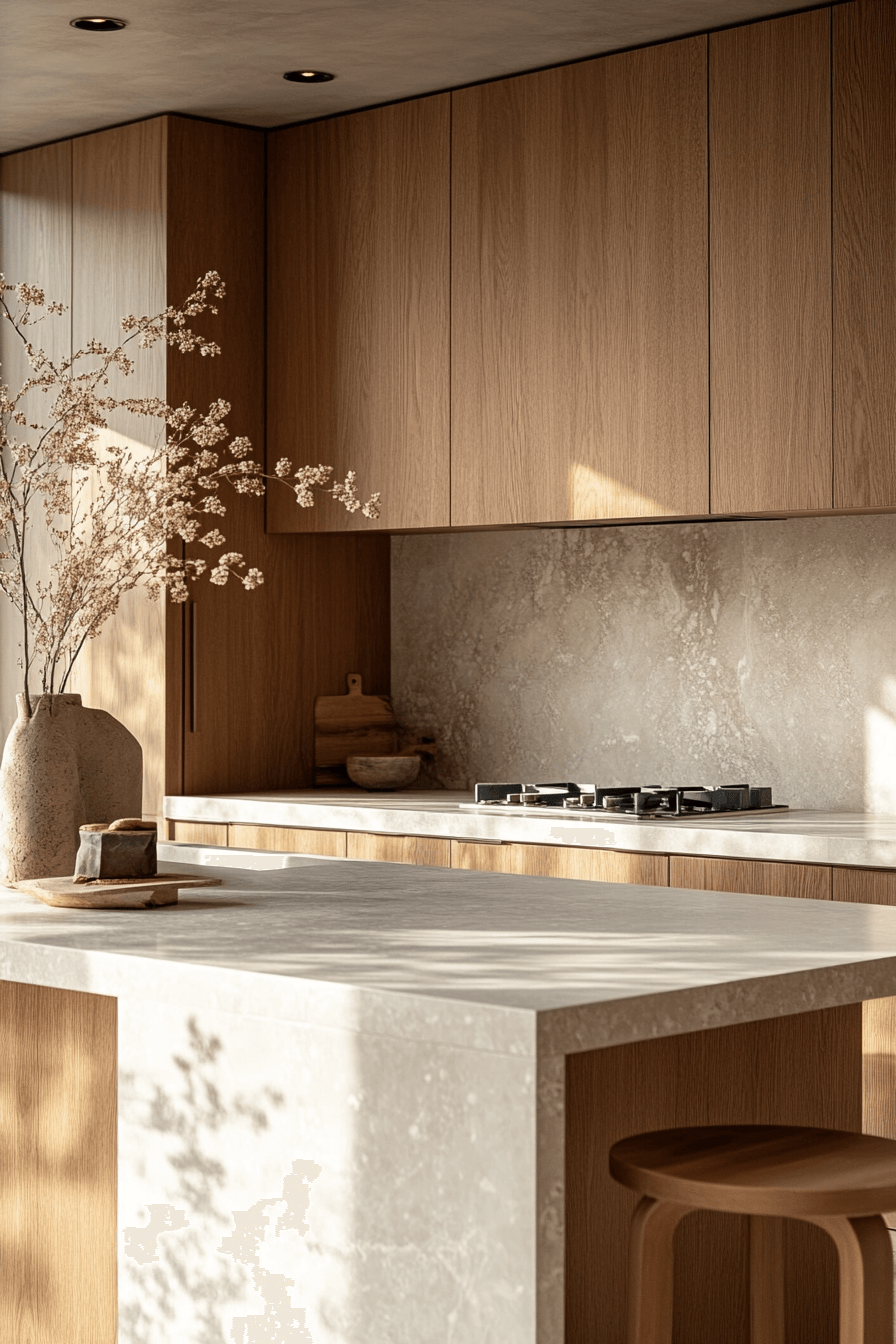 29 Oak Cabinets With White Countertops to Transform Kitchens With Pure Harmony 16 oak cabinets with white countertops