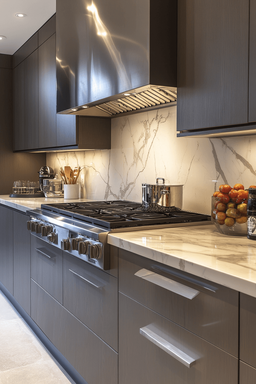 29 Marble Backsplash Inspirations To Create A Bright Modern Space 16 marble backsplash