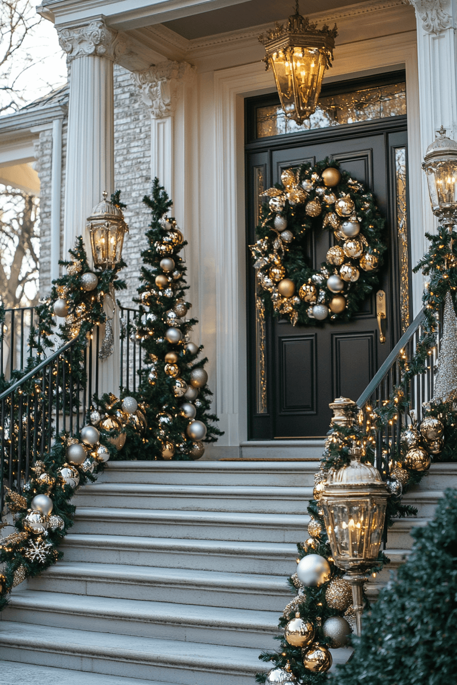 29 Christmas Porch Decor Ideas For A Bright Joy Filled Holiday Look 16 christmas porch decor