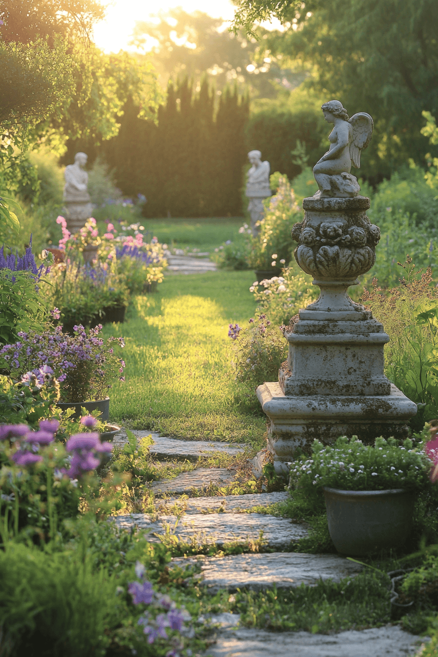 29 Vintage Garden Decor Inspirations To Create A Peaceful Backyard Escape 16 vintage garden decor