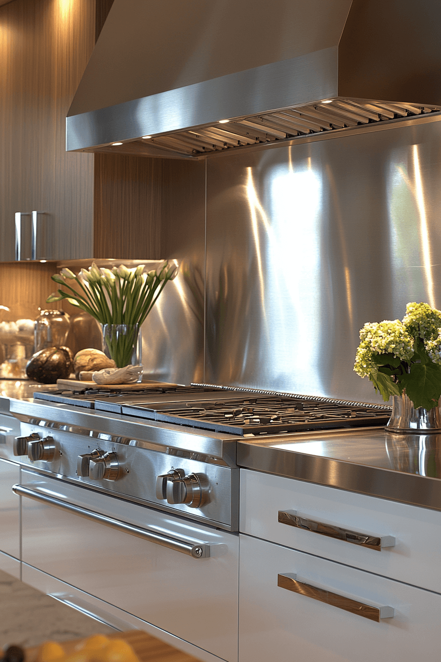 29 Stainless Steel Kitchen Countertops That Bring Professional Charm Home 17 stainless steel kitchen countertops