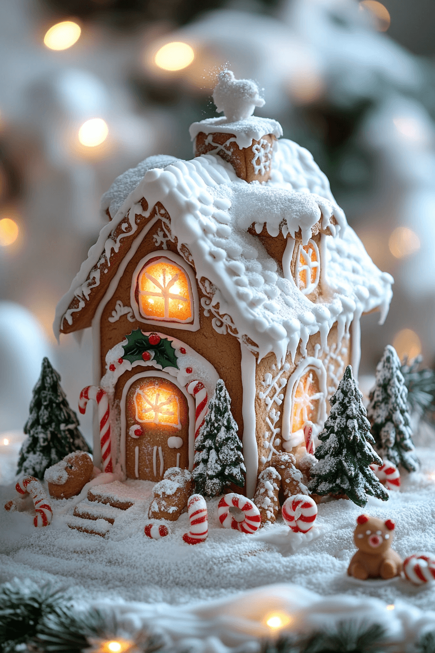 29 Gingerbread House Ideas For A Magical Heartwarming Holiday Craft 17 gingerbread house