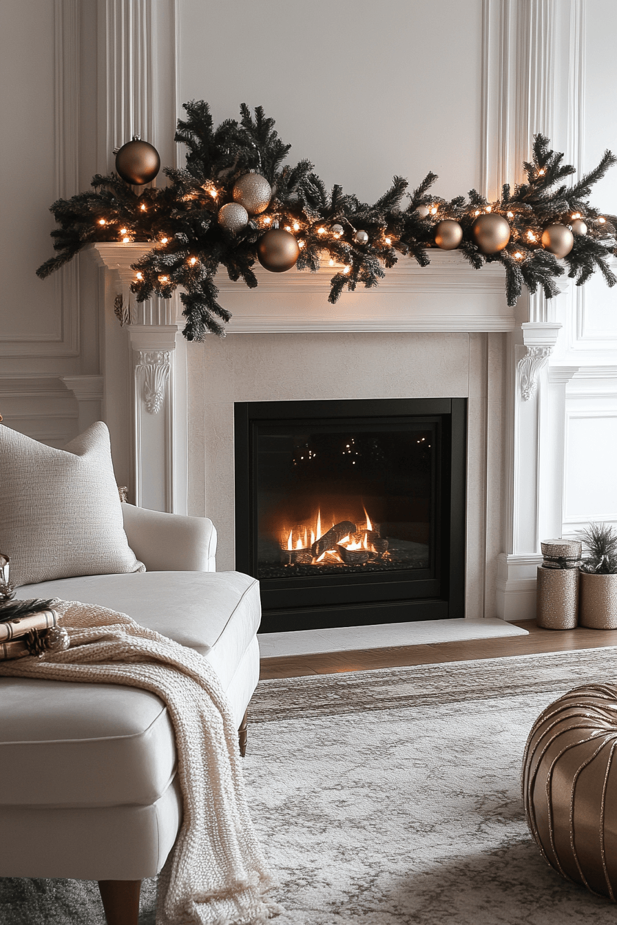 29 Christmas Mantel Decor Ideas For A Stunning Festive Fireplace Style 17 christmas mantel decor