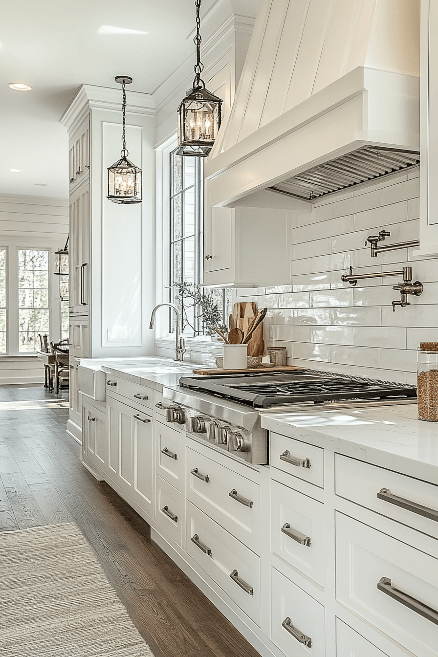 29 White Backsplash Kitchen Ideas That Spark Happy Modern Energy 17 white backsplash kitchen