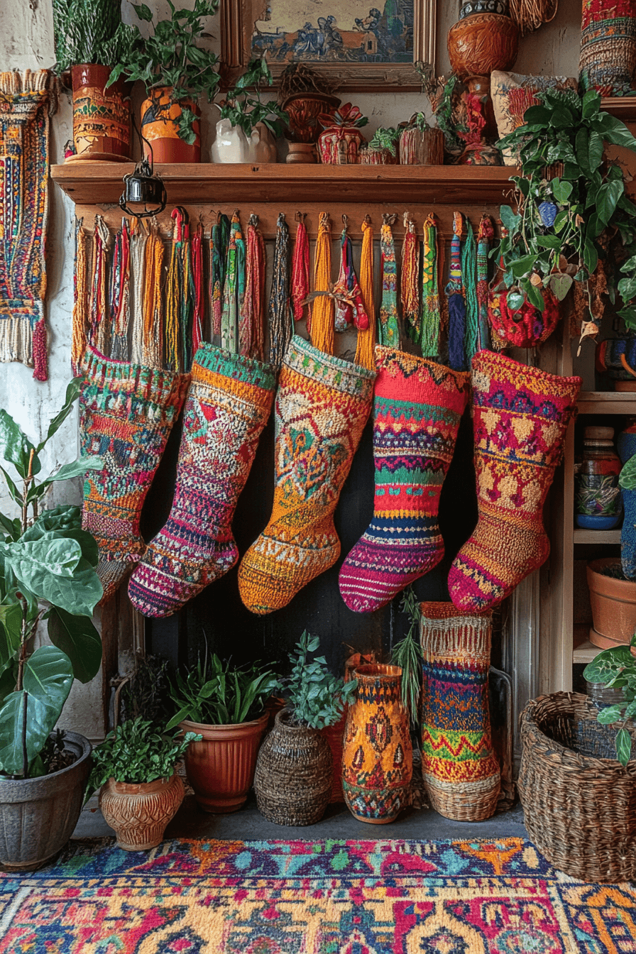 29 Stocking Decorating Ideas That Make Your Mantel Shine Bright 18 stocking decorating ideas