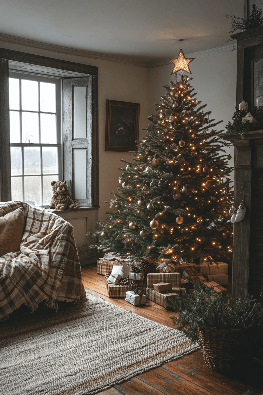 29 Farmhouse Christmas Decor Ideas for the Coziest Holiday Ever 18 farmhouse christmas decor ideas