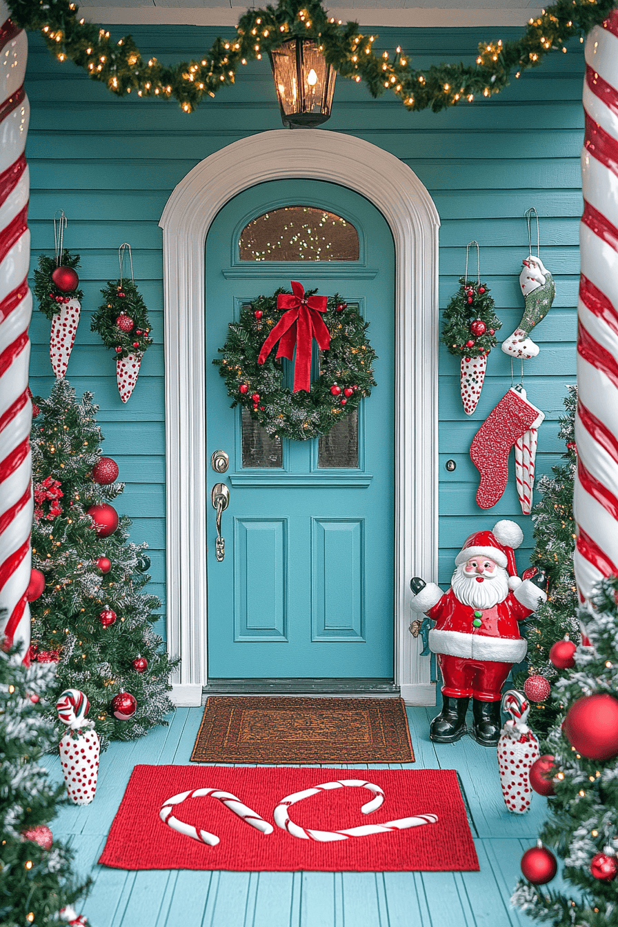 29 Christmas Porch Decor Ideas For A Bright Joy Filled Holiday Look 18 christmas porch decor