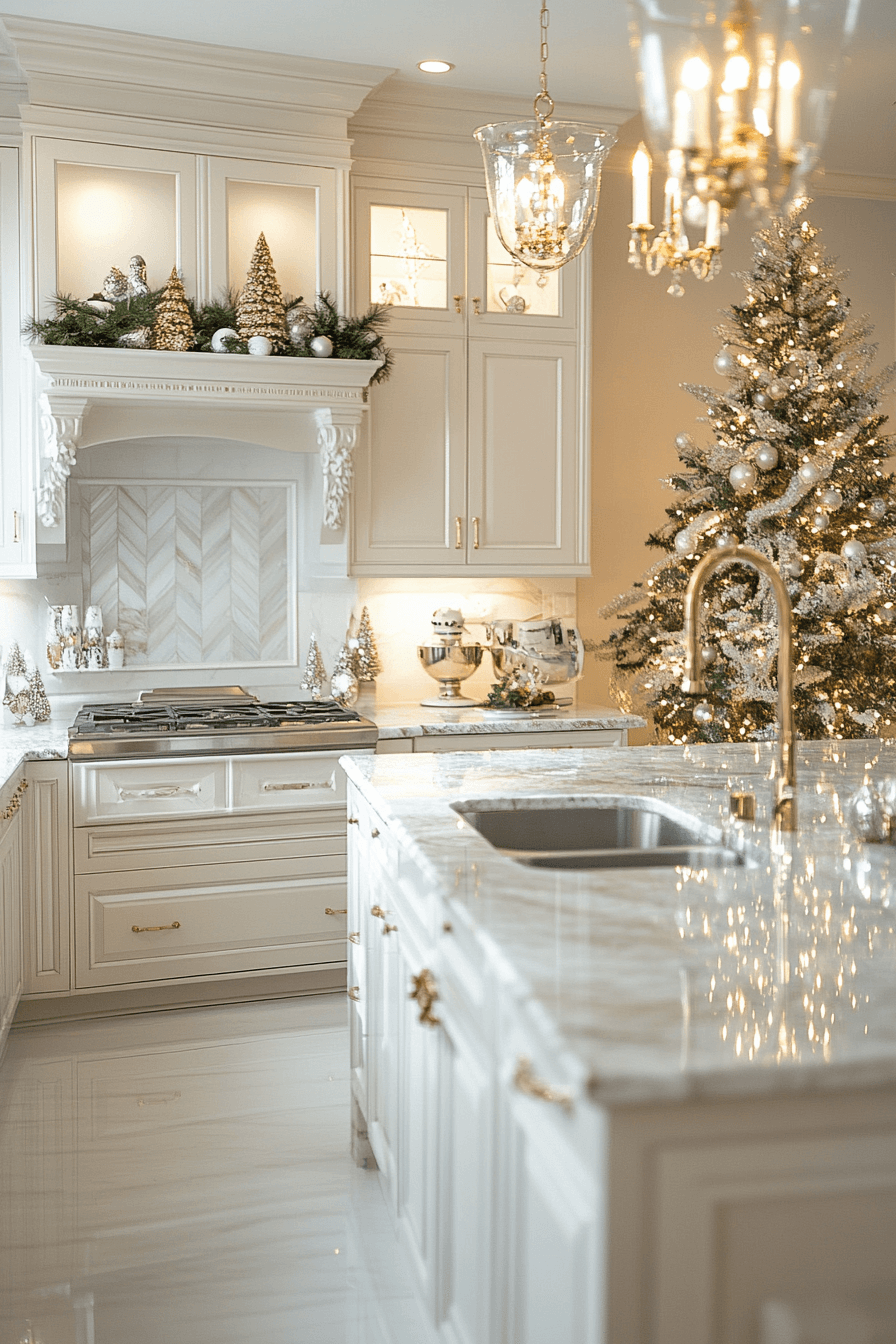 29 Christmas Kitchen Decor Ideas For A Bright Joy Filled Holiday Look 19 christmas kitchen decor