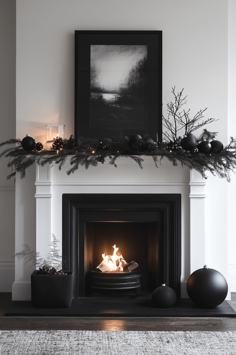 29 Christmas Fireplace Decor Ideas For A Warm Merry Hearth Display 19 christmas fireplace decor