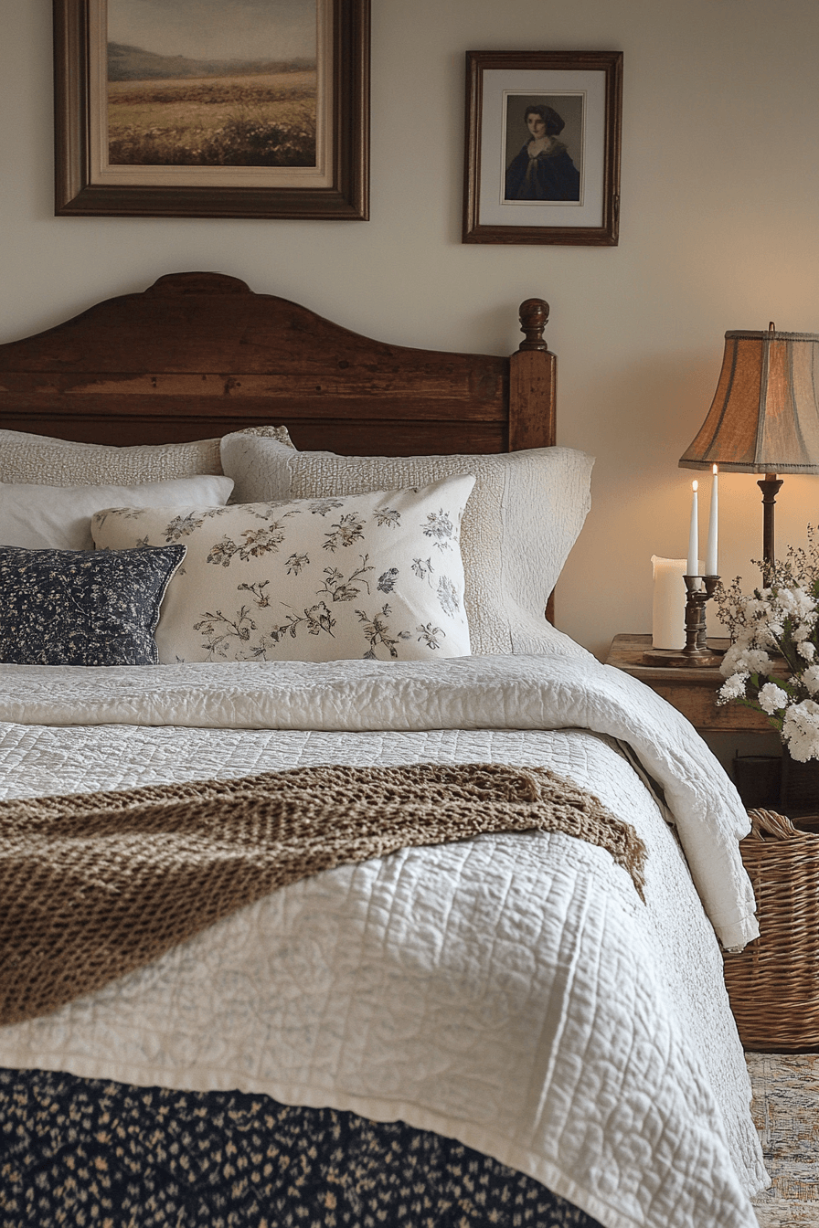 29 Vintage Farmhouse Bedroom Designs To Inspire Charming Cozy Interiors 19 vintage farmhouse bedroom