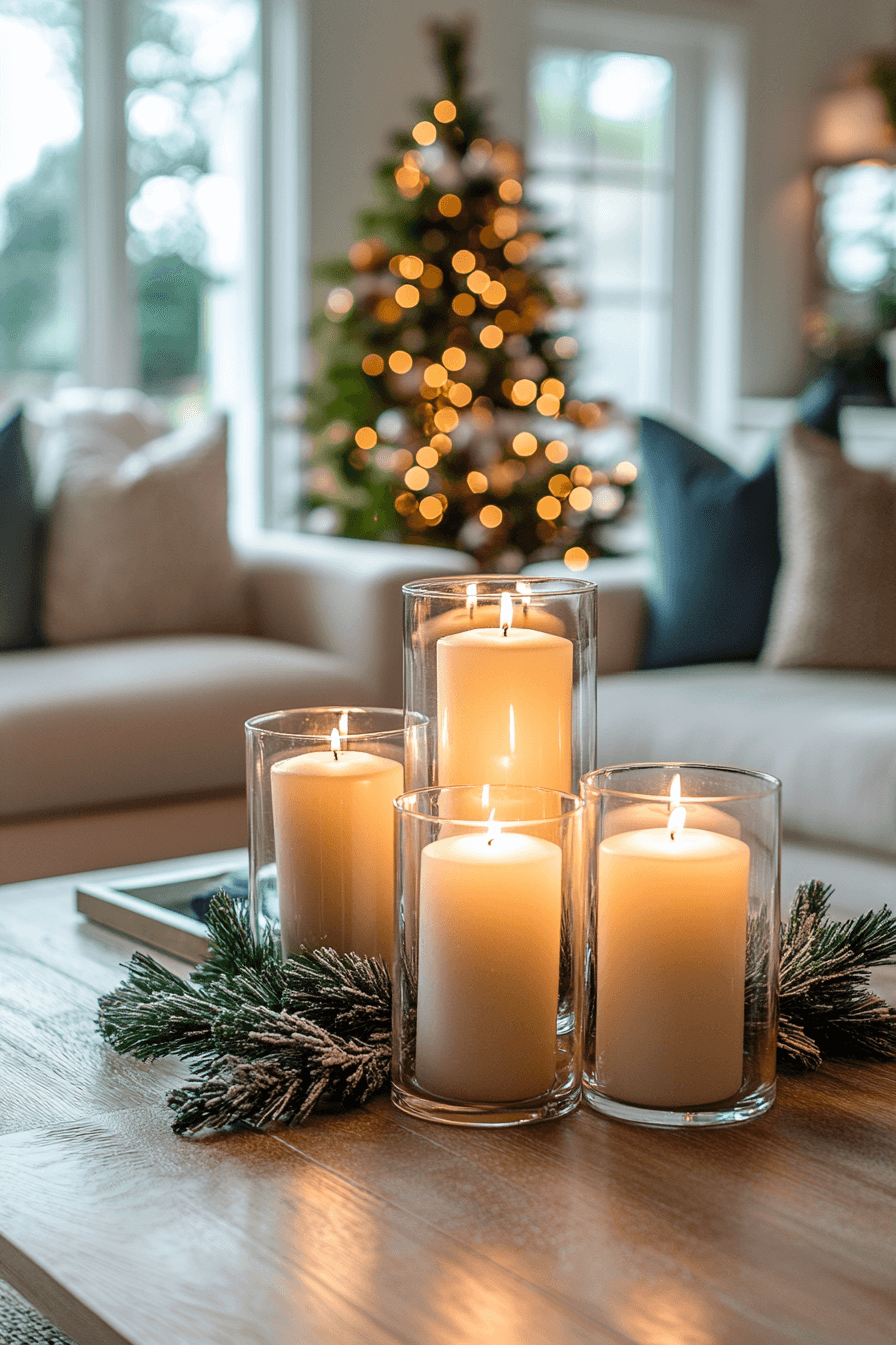 29 Christmas Candle Decor Ideas For A Dreamy Magical Christmas Atmosphere 19 christmas candle decor ideas