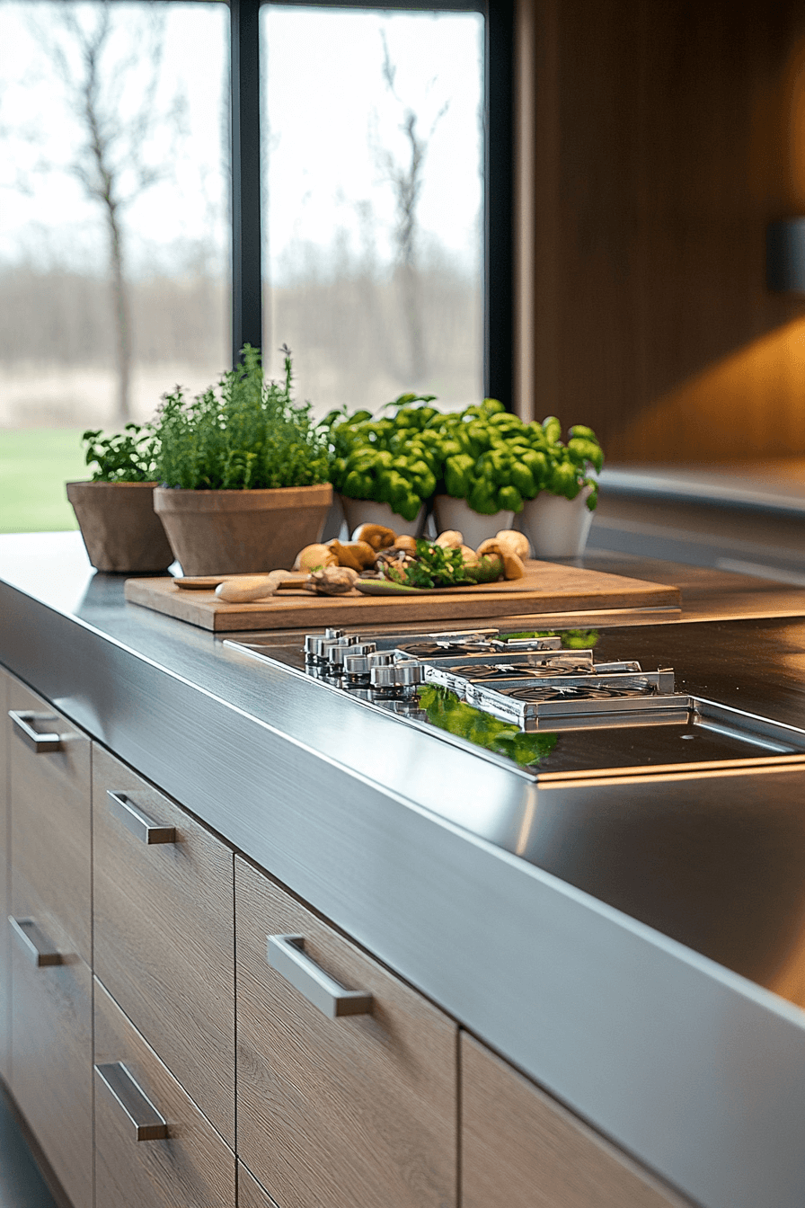 29 Stainless Steel Kitchen Countertops That Bring Professional Charm Home 19 stainless steel kitchen countertops