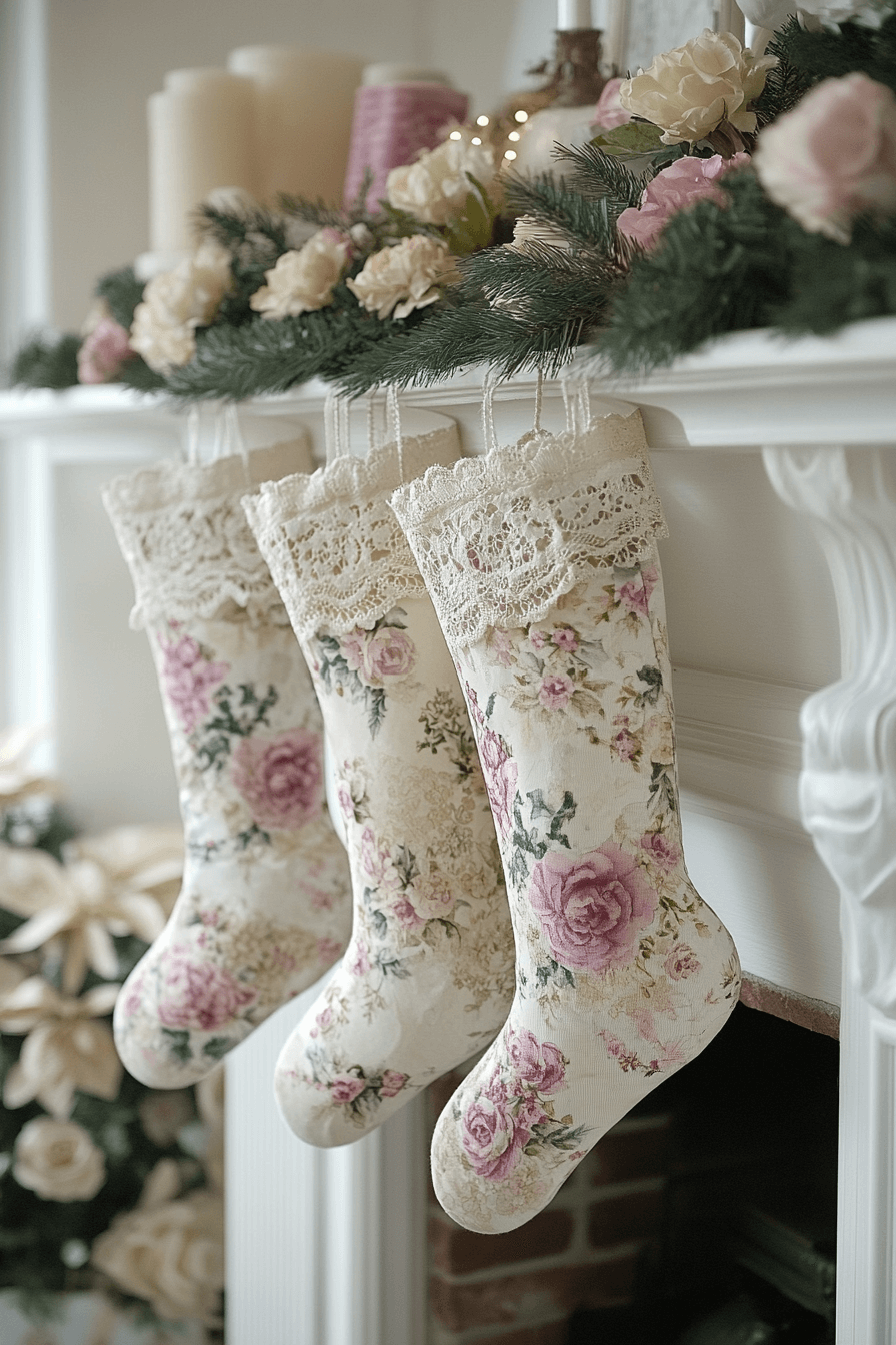 29 Stocking Decorating Ideas That Make Your Mantel Shine Bright 19 stocking decorating ideas
