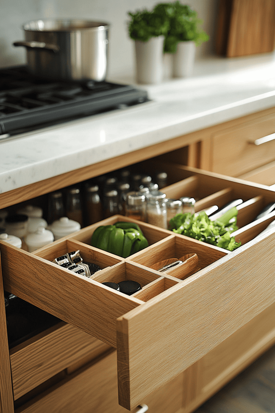 29 Oak Cabinets With White Countertops to Transform Kitchens With Pure Harmony 19 oak cabinets with white countertops