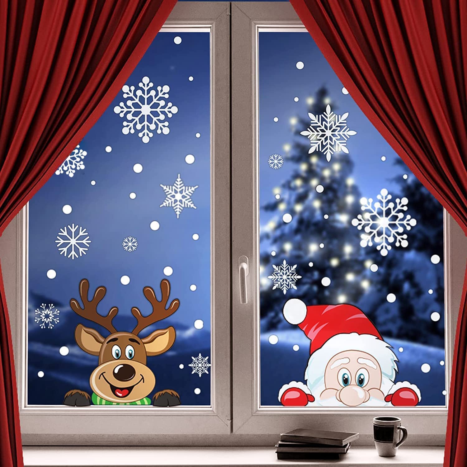 15 Christmas Window Decorations That Transform Your Home Into a Holiday Wonderland 10 Christmas Window Decorations
