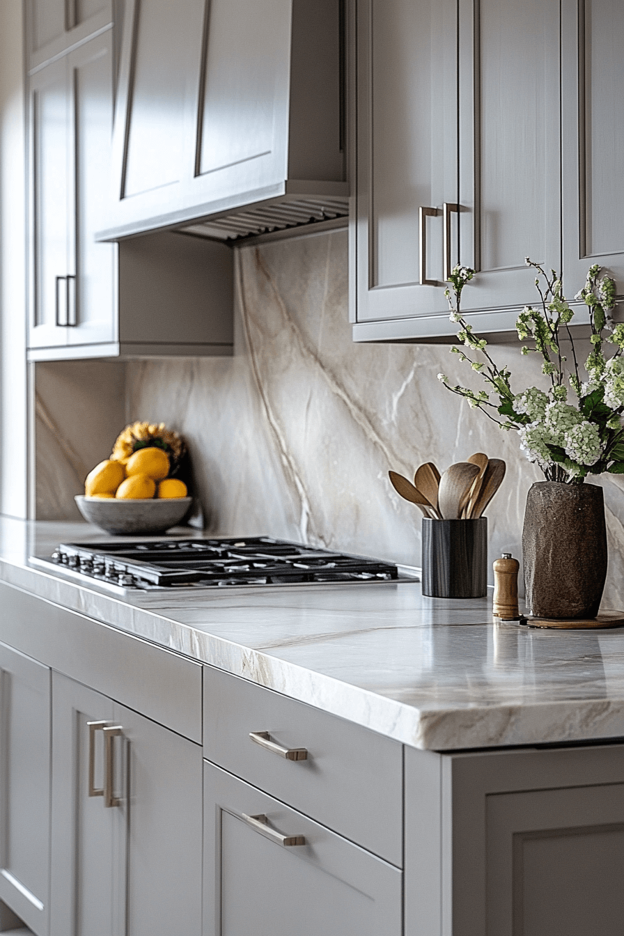 29 Marble Backsplash Inspirations To Create A Bright Modern Space 2 marble backsplash