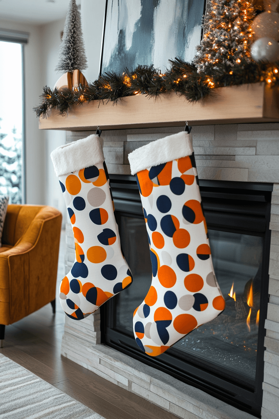 29 Stocking Decorating Ideas That Make Your Mantel Shine Bright 20 stocking decorating ideas