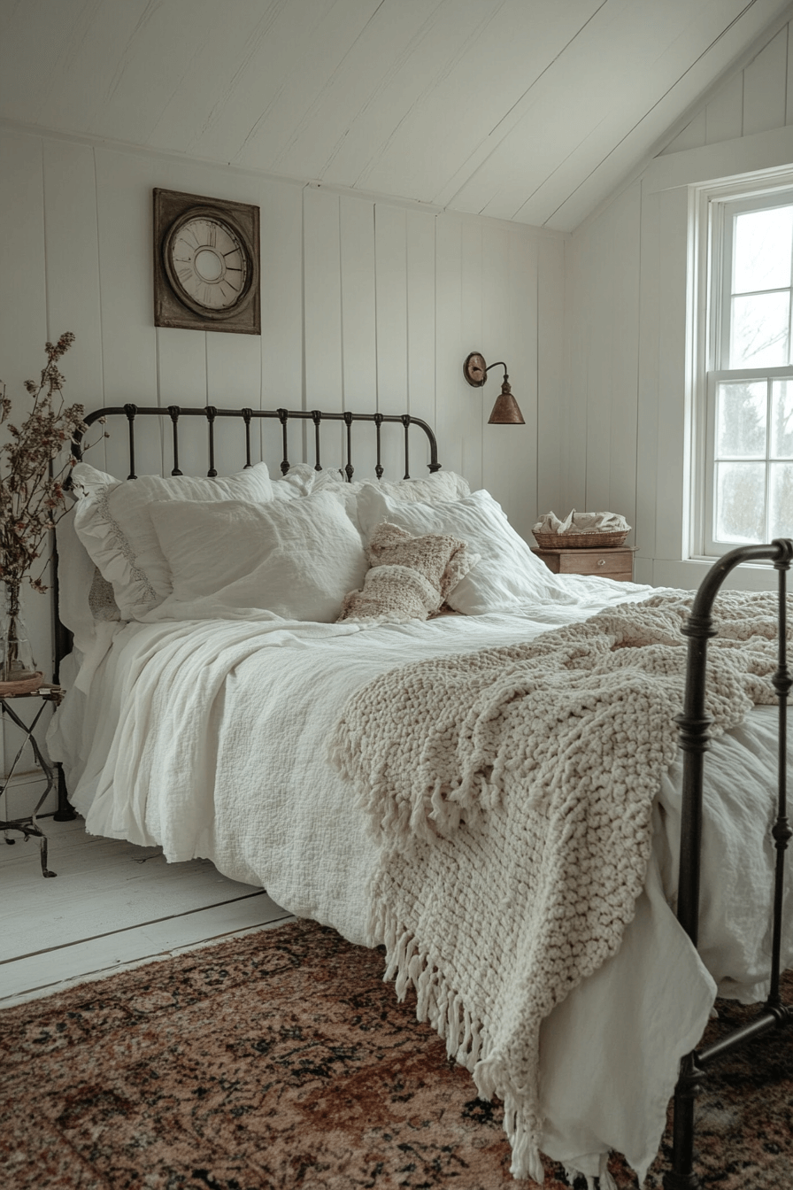 29 Vintage Farmhouse Bedroom Designs To Inspire Charming Cozy Interiors 20 vintage farmhouse bedroom
