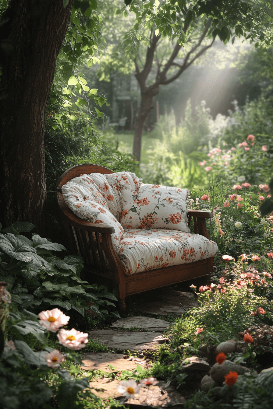 29 Vintage Garden Decor Inspirations To Create A Peaceful Backyard Escape 20 vintage garden decor