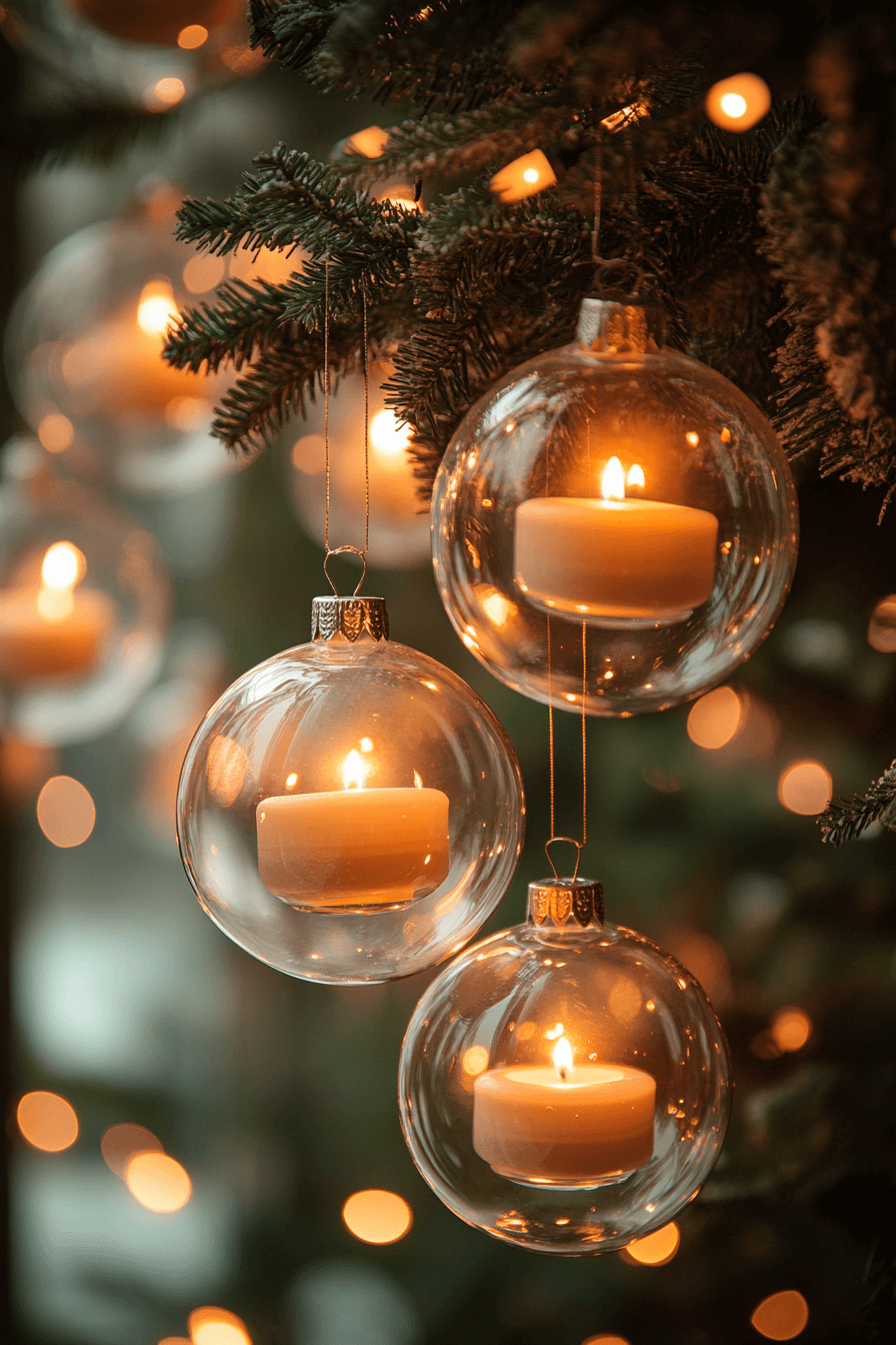 29 Christmas Candle Decor Ideas For A Dreamy Magical Christmas Atmosphere 20 christmas candle decor ideas