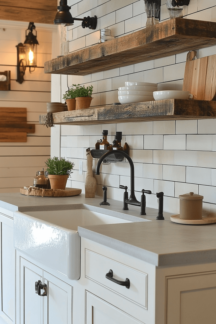 29 Farmhouse Kitchen Backsplash Ideas For A Light Airy Farmhouse Upgrade 20 farmhouse kitchen backsplash ideas