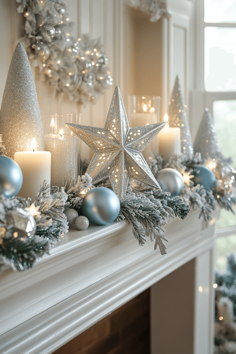 29 Christmas Mantel Decor Ideas For A Stunning Festive Fireplace Style 20 christmas mantel decor