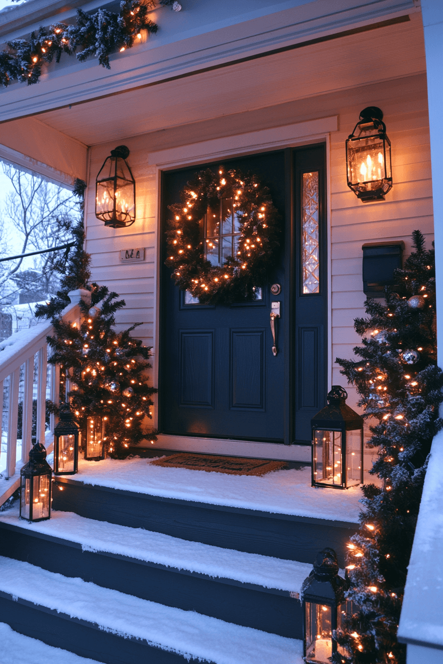 29 Christmas Porch Decor Ideas For A Bright Joy Filled Holiday Look 21 christmas porch decor
