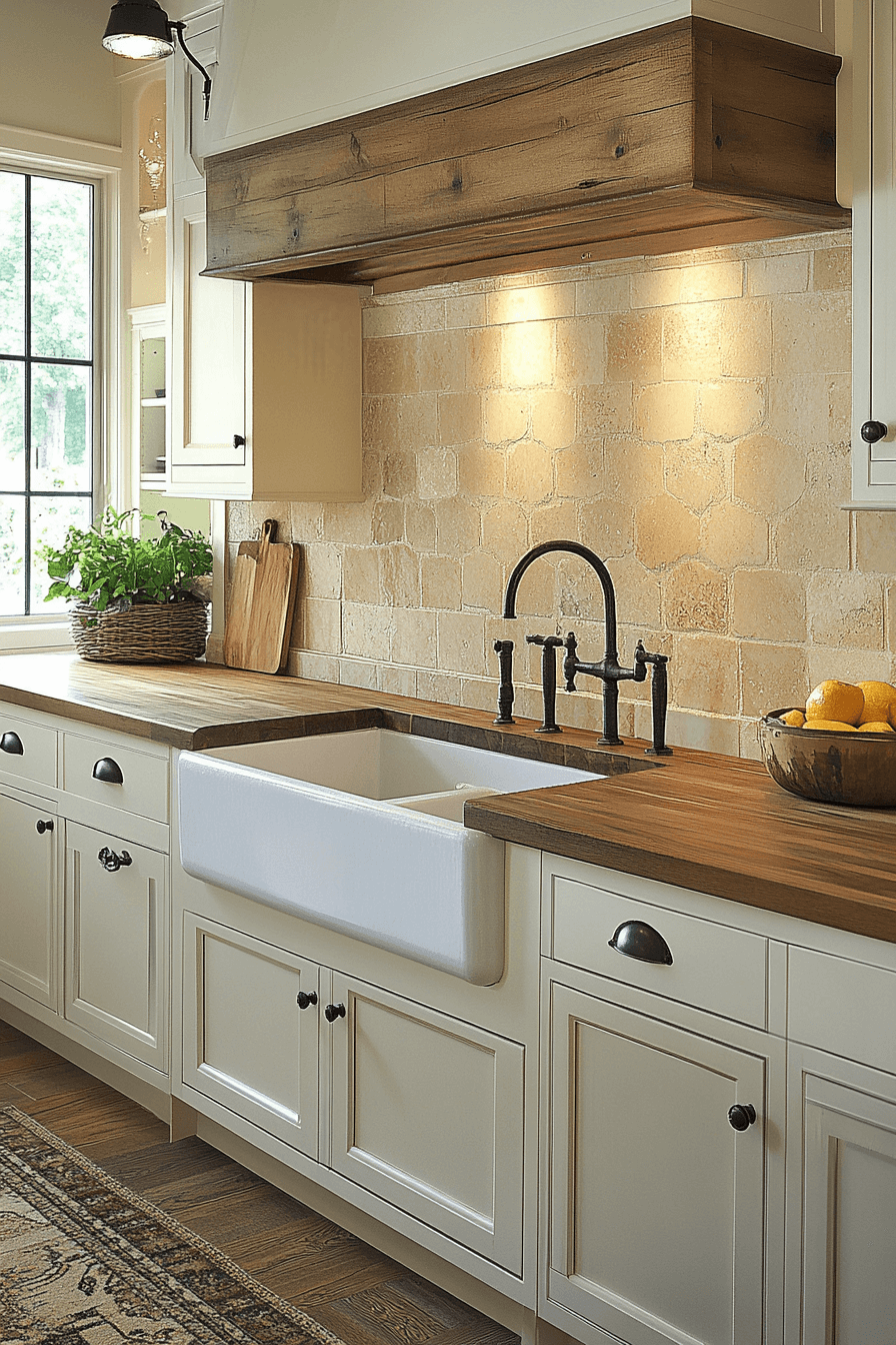 29 Farmhouse Kitchen Backsplash Ideas For A Light Airy Farmhouse Upgrade 21 farmhouse kitchen backsplash ideas