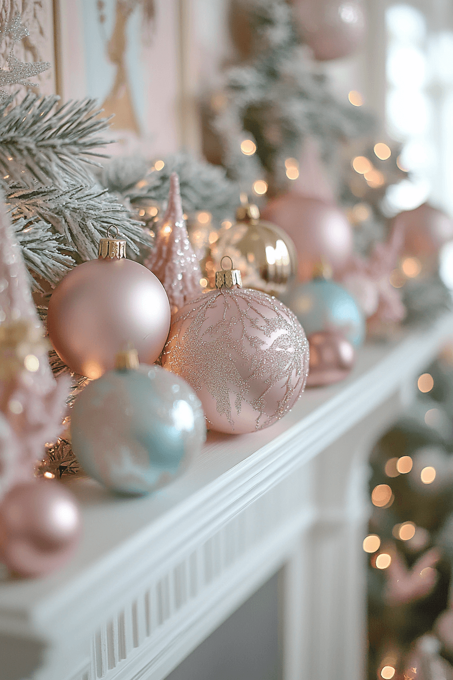 29 Christmas Mantel Decor Ideas For A Stunning Festive Fireplace Style 22 christmas mantel decor